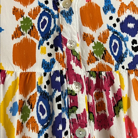 Colorful Patterned Mini Dress - Picture 6 of 6